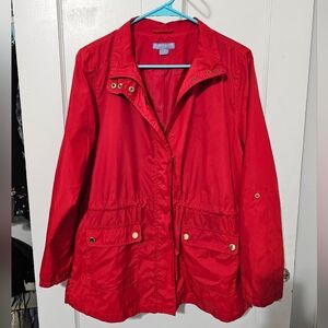 Red Windbreaker